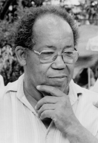 Georges Castera, photo © Jean-François Chalut / CIDIHCA Port-au-Prince, 1992 