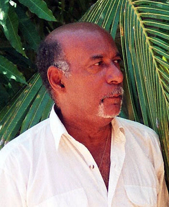 Daniel Boukman, photo © Stéphanie Bérard Le Gosier (Guadeloupe), juin 2004